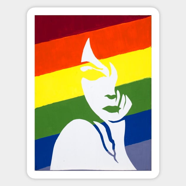 Gay Pride Profile Sticker by PaintByKC